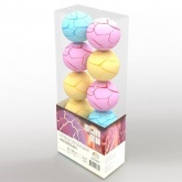 Гирлянда светодиодная Карамельки 1.5 м, прозрачный ПВХ, 10 LED, теплый белый, питание 2хАА