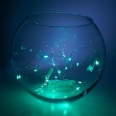 Гирлянда линейная Feron CL570 20LED синий батарейки 2АА 2м +500mm провод