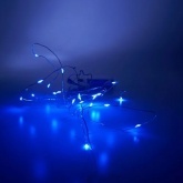 Гирлянда линейная Feron CL570 20LED синий батарейки 2АА 2м +500mm провод