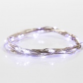 Гирлянда Роса, 2 м, 20 LED, цвет голубой работа от 2 батареек CR2032 в комплекте