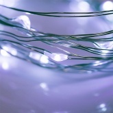 Гирлянда Роса, 2 м, 20 LED, цвет голубой работа от 2 батареек CR2032 в комплекте