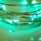 Гирлянда Роса, 2 м, 20 LED, цвет бирюзовый работа от 2 батареек CR2032 в комплекте