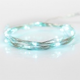 Гирлянда Роса, 2 м, 20 LED, цвет бирюзовый работа от 2 батареек CR2032 в комплекте