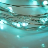 Гирлянда Роса, 2 м, 20 LED, цвет белый работа от 2 батареек CR2032 в комплекте