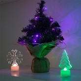 Гирлянда Роса, 2 м, 20 LED, цвет розовый работа от 2 батареек CR2032 в комплекте