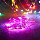 Гирлянда Роса, 2 м, 20 LED, цвет розовый работа от 2 батареек CR2032 в комплекте