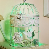 Гирлянда Роса, 2 м, 20 LED, цвет зеленый работа от 2 батареек CR2032 в комплекте