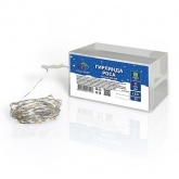 Гирлянда Роса, 2 м, 20 LED, цвет зеленый работа от 2 батареек CR2032 в комплекте