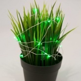 Гирлянда Роса, 2 м, 20 LED, цвет зеленый работа от 2 батареек CR2032 в комплекте