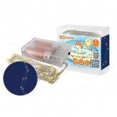 Гирлянда светодиодная TDM Роса50 50LED, 5м, 3000K, 3хАА