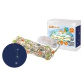 Гирлянда светодиодная TDM Роса50 50LED, 5м, многоцветный, 2хCR2032