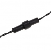 Гирлянда Нить 10м, постоянное свечение, черный ПВХ, 230В, цвет: белый