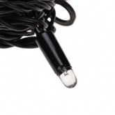 Гирлянда Нить 10м, постоянное свечение, черный ПВХ, 230В, цвет: тёплый белый