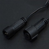 Гирлянда Нить 10м,с эффектом мерцания (каждый 5-ый), черный ПВХ, 230В, цвет: теплый белый