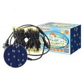 Гирлянда светодиодная TDM СГУ100БТ10, 10м, 3000K, каучук чер., посл. подкл, IP65, 250В