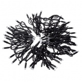 Гирлянда светодиодная TDM СГУ100Б10, 10м, мерц-е, 6500K, каучук чер., посл. подкл, IP65, 250В