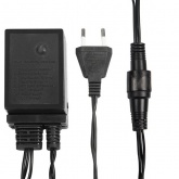 Гирлянда Твинкл Лайт 10 м, черный ПВХ, 100 LED, 230V IP65 цвет желтый