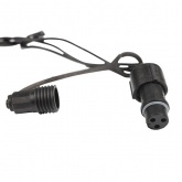 Гирлянда Твинкл Лайт 10 м, черный ПВХ, 100 LED, 230V IP65 цвет желтый