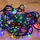 Гирлянда Твинкл Лайт Neon-Night 20 м, черный ПВХ, 200 LED, 230V IP65 цвет мультиколор