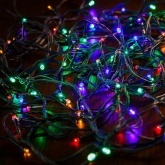 Гирлянда Твинкл Лайт Neon-Night 4 м, темно-зеленый ПВХ, 25 LED, 230V IP20 цвет мультиколор