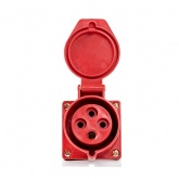 Розетка стационарная наружная EKF PROxima 114 3Р+РЕ 16А 380В IP44