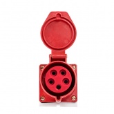 Розетка стационарная наружная EKF PROxima 115 3Р+РЕ+N 16А 380В IP44