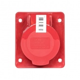 Розетка стационарная внутренняя угловая EKF PROxima 414 3Р+РЕ 16А 380В IP44