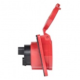 Розетка стационарная внутренняя угловая EKF PROxima 414 3Р+РЕ 16А 380В IP44