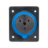 Розетка стационарная внутренняя угловая EKF PROxima 423 2Р+РЕ 32А 220В IP44