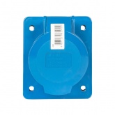 Розетка стационарная внутренняя угловая EKF PROxima 423 2Р+РЕ 32А 220В IP44