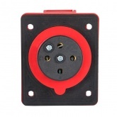 Розетка стационарная внутренняя угловая EKF PROxima 424 3Р+РЕ 32А 380В IP44