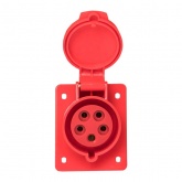 Розетка стационарная внутренняя угловая EKF PROxima 425 3Р+РЕ+N 32А 380В IP44