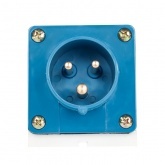 Вилка стационарная EKF PROxima 513 2Р+РЕ 16А 220В IP44