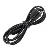 Шнур питания для гирлянд ПВХ с эффектом мерцания/постоянного свечения 230V 4A провод черный IP65