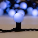 Гирлянда мультишарики D23мм, 10м, черный ПВХ, IP65 230V 80LED, цвет белый