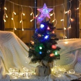 Гирлянда светодиодная универсальная с насадками (шарики, снежинки, елочки) 30 LED мультиколор, 4,4 м