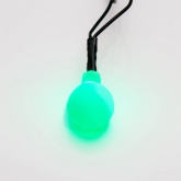 Гирлянда мультишарики D18мм 5м, темно-зеленый ПВХ 30LED, цвет RGB 230V