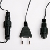 Гирлянда мультишарики D25мм 5м, темно-зеленый ПВХ, 25LED, цвет RGB 230V