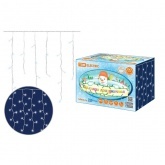 Гирлянда светодиодная TDM Занавес 2х3м, 600LED, 6500K, белый шнур, посл. подкл, IP65, 250В