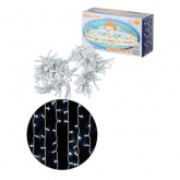 Гирлянда светодиодная TDM Занавес 2х3м, 600LED, 6500K, белый шнур, посл. подкл, IP65, 250В