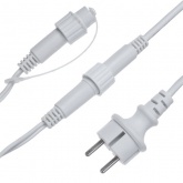 Гирлянда светодиодная TDM Занавес 2х3м, 600LED, 6500K, белый шнур, посл. подкл, IP65, 250В