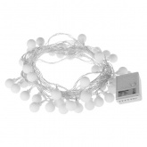 Гирлянда светодиодная TDM Шарики 50LED, 5м, 8 режимов, многоцветный, прозр. шнур, 250В,