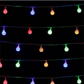 Гирлянда светодиодная TDM Шарики 50LED, 5м, 8 режимов, многоцветный, прозр. шнур, 250В,