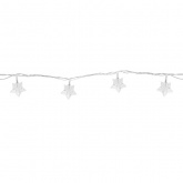 Гирлянда светодиодная TDM Звездочки 50LED, 5м, 8 режимов, многоцветный, прозр.шнур, 250В, IP20