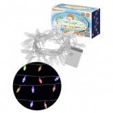 Гирлянда светодиодная TDM Шишки 50LED, 5м, 8 режимов, многоцветный, прозр. шнур, 250В, IP20