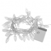 Гирлянда светодиодная TDM Шишки 50LED, 5м, 8 режимов, многоцветный, прозр. шнур, 250В, IP20