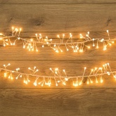 Гирлянда Мишура Neon-Night LED, 3м прозрачный ПВХ, 288LED 230V цвет теплый белый