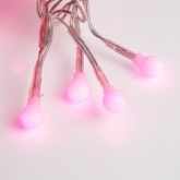 Гирлянда Мишура Neon-Night LED, 3м прозрачный ПВХ, 288LED 230V цвет розовый