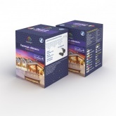 Гирлянда Айсикл 4,8х0,6 м, с эффектом мерцания, белый ПВХ, 176LED, цвет: жёлтый, 220В