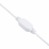 Гирлянда Айсикл 4,8х0,6 м, с эффектом мерцания, белый ПВХ, 176LED, цвет: Красный, 220В